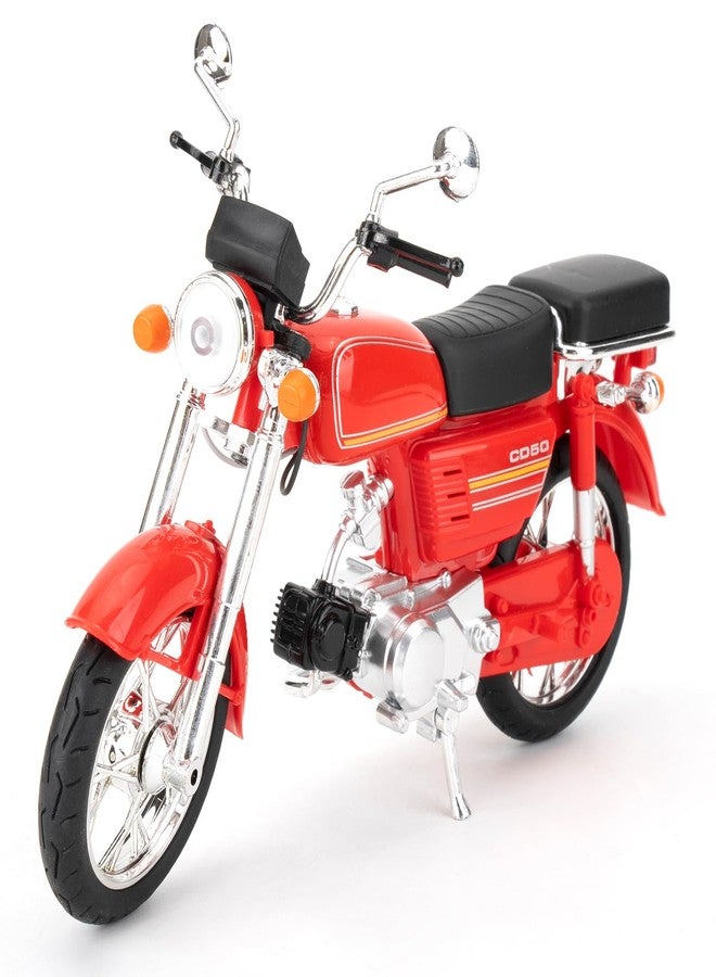 BDTCTK 1:10 CD50 Motorcycle Toy Car, Gift Toy for Adults and Kids Boy Girl (Red) - Image 1